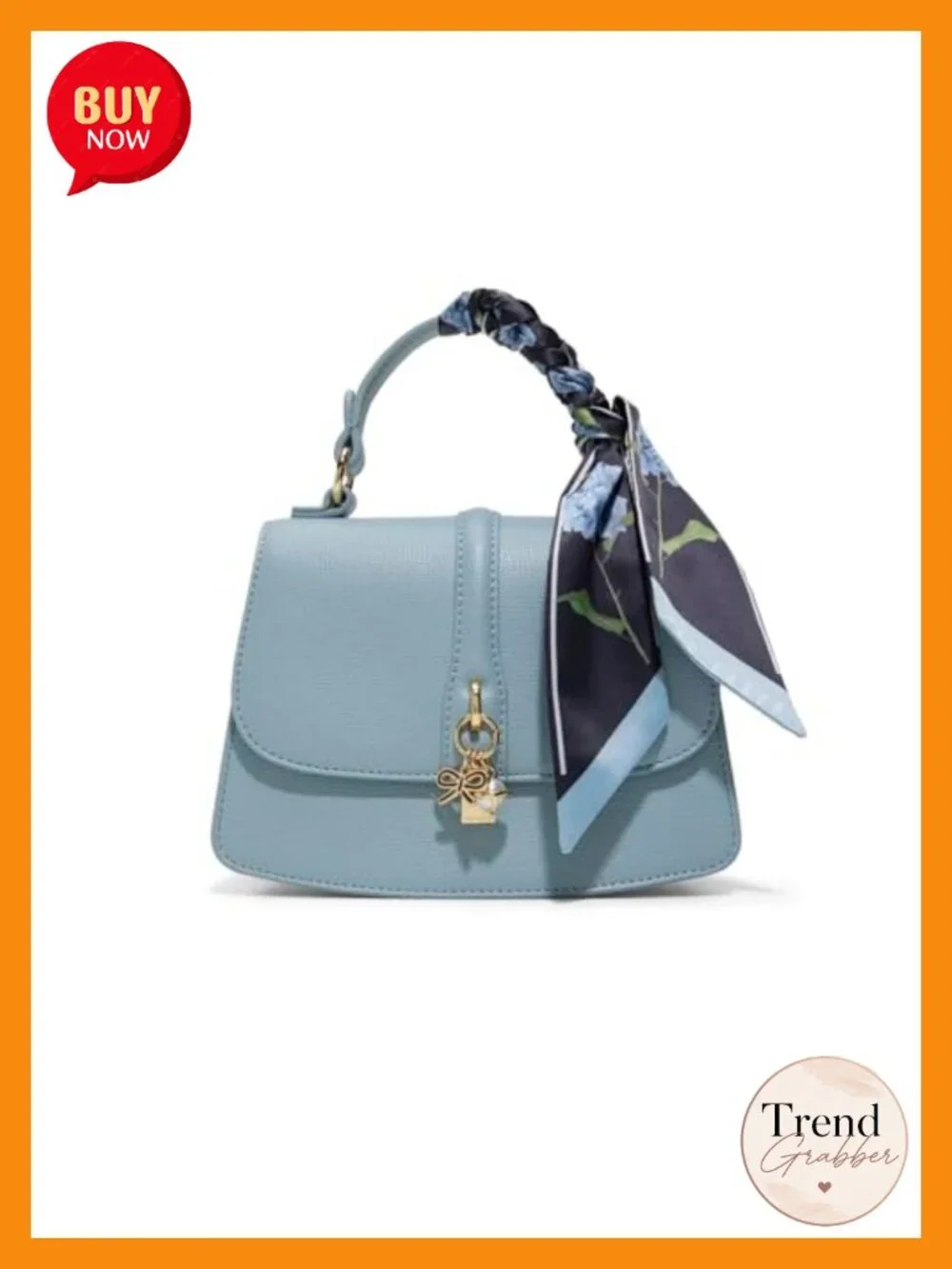 Ted Baker Posey Anna Top Handle Bag PU Leather Structured Satchel Crossbody